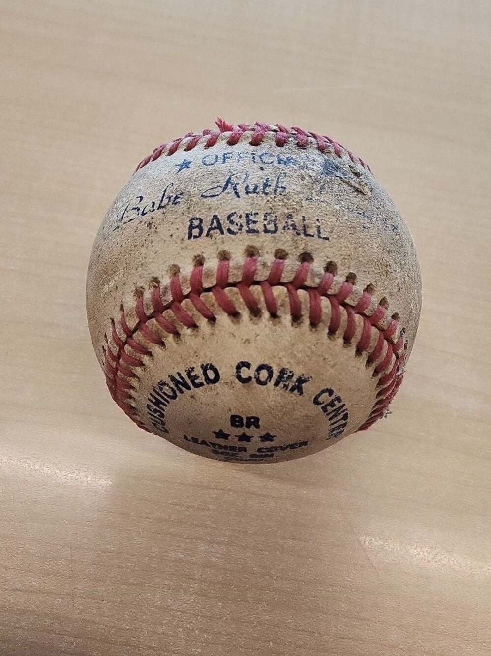 Vintage Babe Ruth Official League Baseball made by MacGregor